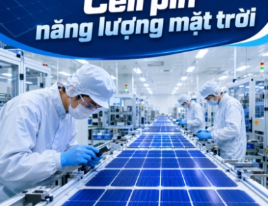 Cell pin năng lượng mặt trời là gì? Cấu tạo, nguyên lý và các loại cell pin phổ biến