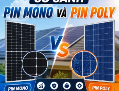 Pin Mono Là Gì? So Sánh Pin Mono Và Pin Poly Nên Chọn Loại Nào?