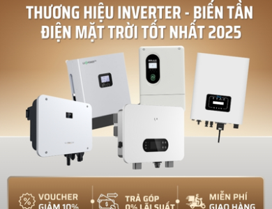 Top 10 thương hiệu inverter - biến tần điện mặt trời tốt nhất 2026