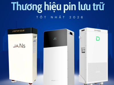 Top 10 Thương Hiệu Pin Lưu Trữ Điện Mặt Trời Tốt Nhất 2026