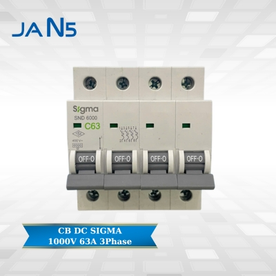 CB DC 1000V 63A SIGMA 3Phase (4 Cực) - 1SD463C - Aptomat DC Cao Áp