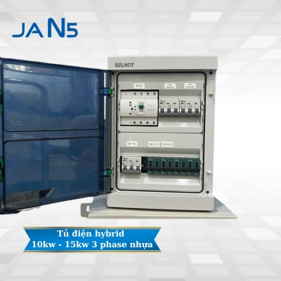Tủ Điện Hybrid 10kW - 15kW 3 Phase Nhựa Năng Lượng Mặt Trời