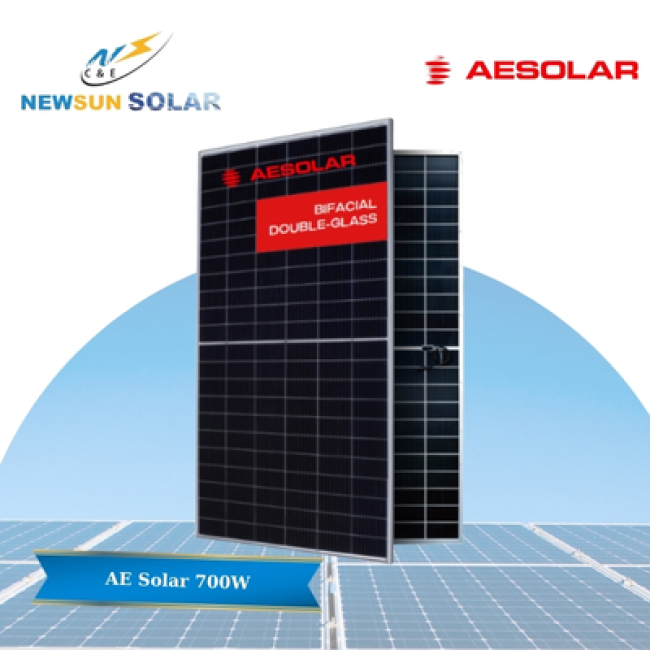 Tấm pin năng lượng mặt trời AE Solar 700W