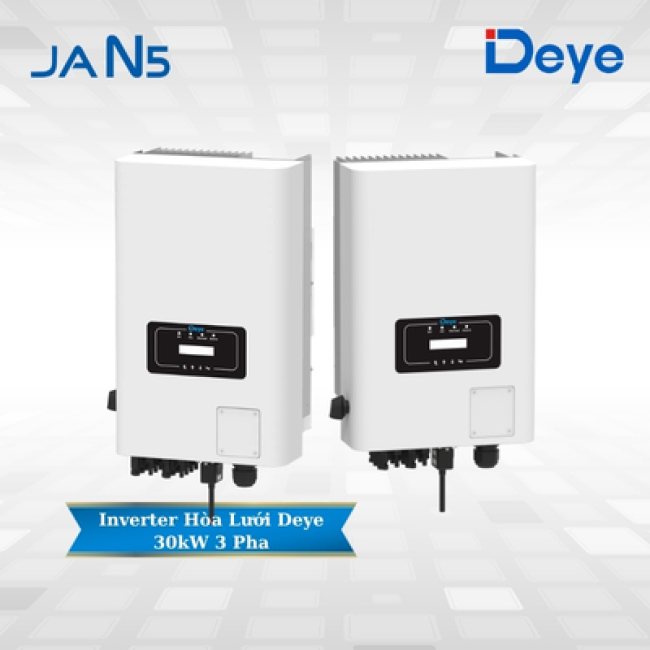 Inverter Deye 30kW 3 Pha Hòa Lưới - Biến Tần Deye 30kW 3 Pha