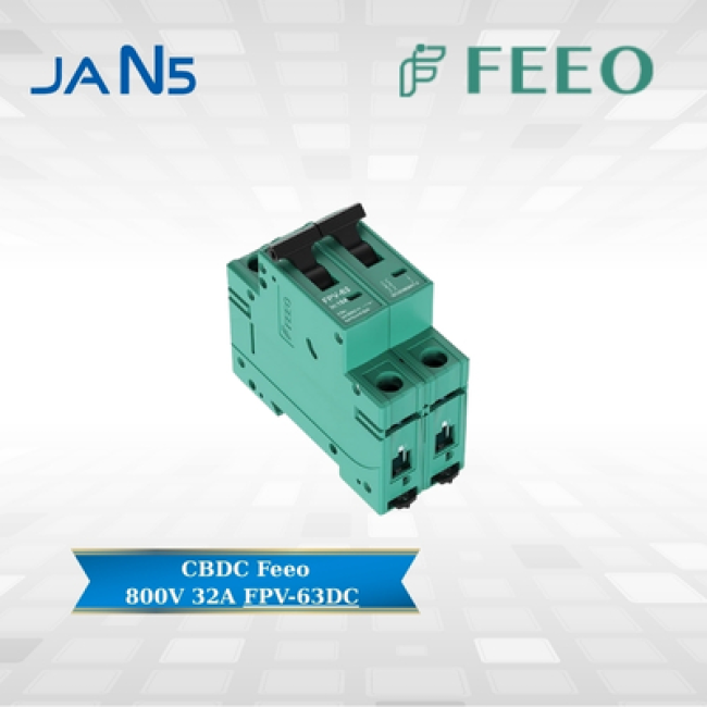 CB DC 800V 32A FEEO 2 CỰC FPV-63DC