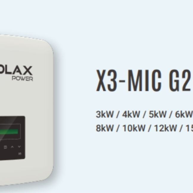 Inverter SolaX X3-MIC G2 15kW 3 Pha | Biến tần hòa lưới 3 pha SolaX 15kW X3-MIC G2 