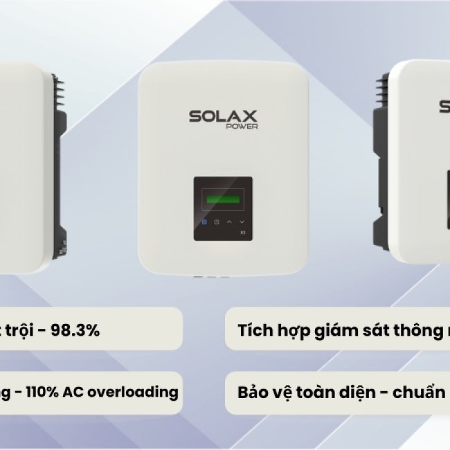 Inverter SolaX X3-MIC G2 15kW 3 Pha | Biến tần hòa lưới 3 pha SolaX 15kW X3-MIC G2 