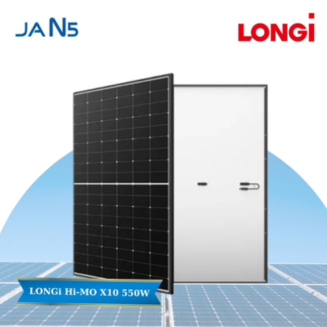 Tấm Pin Năng Lượng Mặt Trời LONGi Hi-MO X10 550W