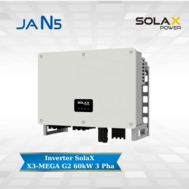 Inverter hòa lưới SolaX 60KW 3 pha X3-MEGA G2 | Biến tần hòa lưới SolaX 60kW 3 pha X3-MEGA G2