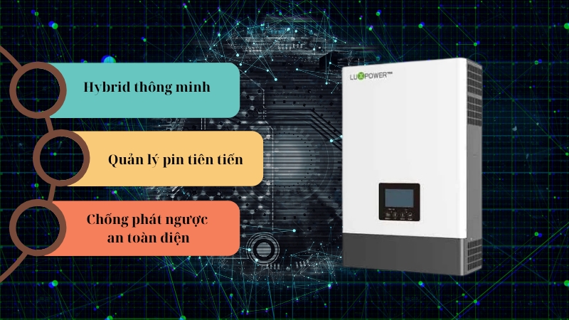 Công nghệ Biến tần Hybrid Luxpower SNA 5kW