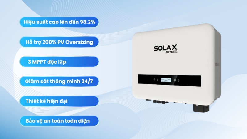Công nghệ Inverter SolaX X1-SMART G2 10kW