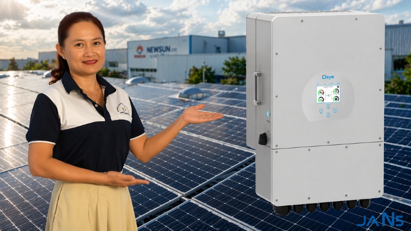 Giới thiệu Inverter Hybrid Deye 16kW 1 pha