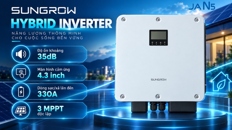Inverter Hybrid Sungrow 10kW 3 pha MG10TL