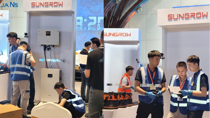 Inverter Hybrid Sungrow MG10TL phù hợp với tải 3 pha, nhu cầu tiêu thụ điện lớn