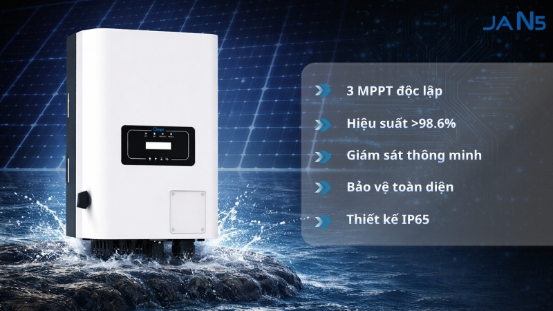 Công nghệ nổi bật của Inverter Deye 30kW 3 pha hòa lưới
