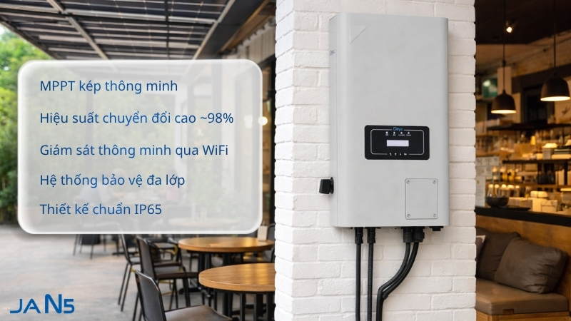 Công nghệ Inverter Deye 15kW 3 pha