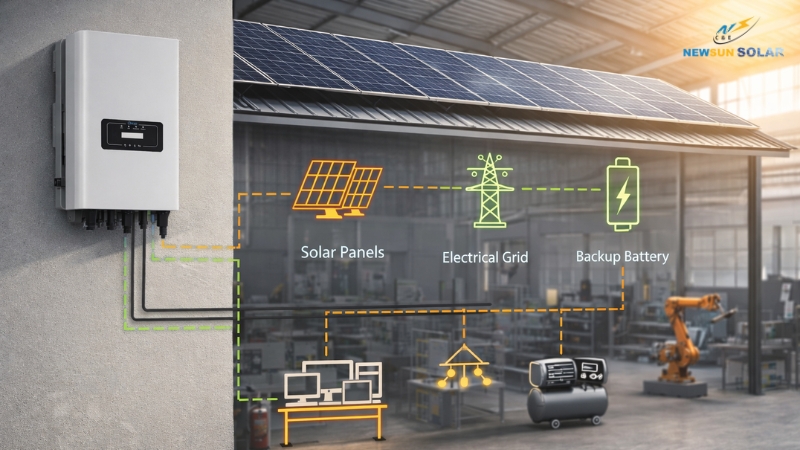 Công nghệ nổi bật của inverter hòa lưới Deye 20kW 3 Pha