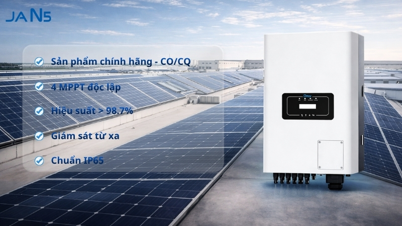 Công nghệ nổi bật của Inverter Deye 50kW 3 pha hòa lưới