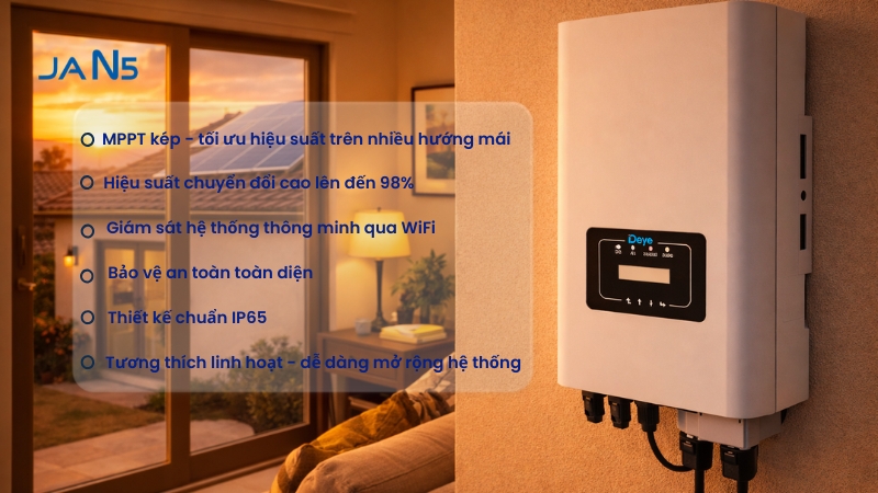 Công nghệ Inverter Deye 10kW 3 pha