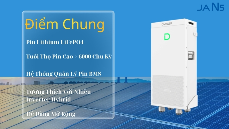 Điểm Giống Nhau Giữa Dyness 14.3kWh Và Dyness 16kWh