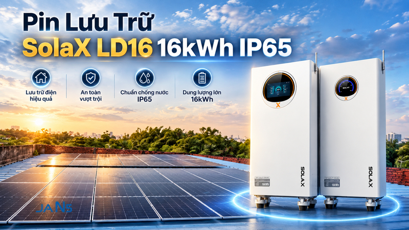 Tổng Quan Về Pin Lưu Trữ SolaX LD16 16kWh