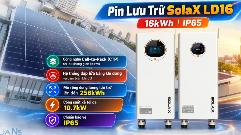 Công Nghệ Và Tính Năng Nổi Bật Của Pin SolaX LD16