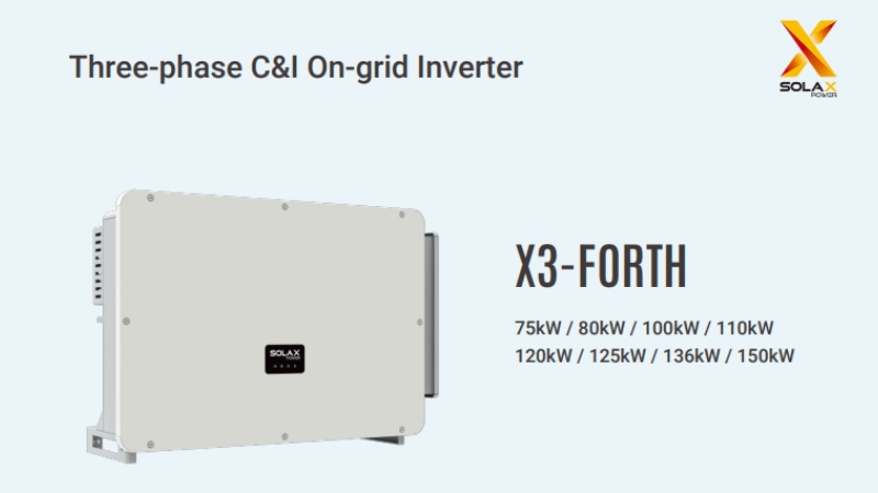 Inverter hòa lưới SolaX 110KW 3 pha X3-FORTH