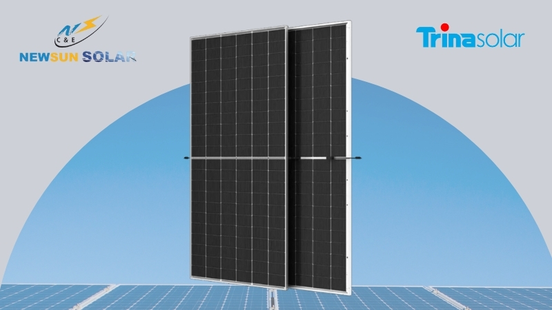 Giới thiệu về tấm pin năng lượng mặt trời Trina Vertex 585W