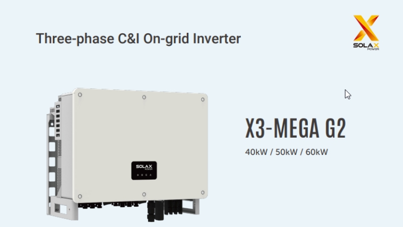 Inverter hòa lưới SolaX 50KW 3 pha X3-MEGA G2