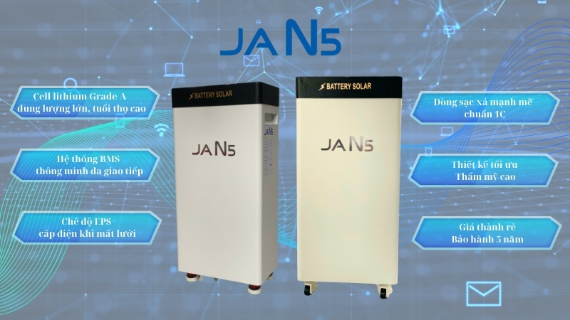 Công nghệ nổi bật của Pin lưu trữ JAN5 16kWh