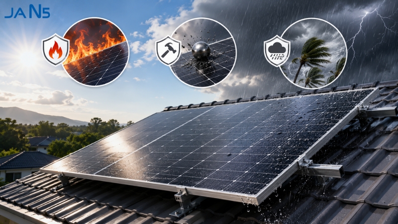 Công nghệ Bifacial 2 mặt kính, chịu lực tốt, độ bền cao