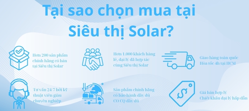 Tại sao chọn mua tại Siêu thị Solar?