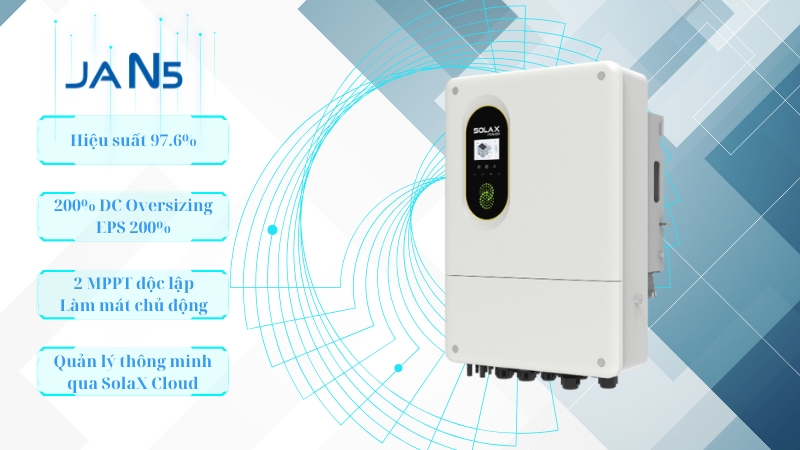Công nghệ của Biến tần Hybrid SolaX 15KW 3 pha X3-NEO-LV