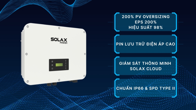 Công nghệ của Biến tần Hybrid SolaX 20KW áp cao 3 pha