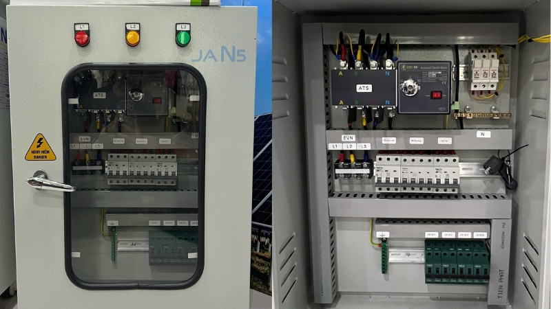 Công dụng của tủ điện Hybrid 10 - 15kW 3 Phase
