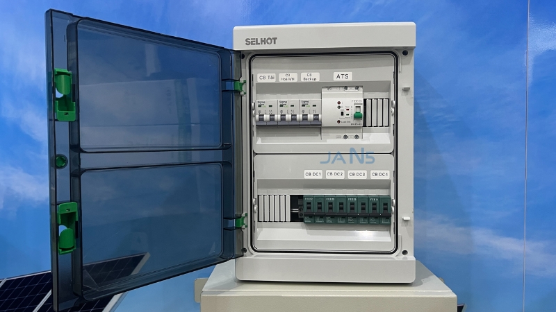 Tủ điện Hybrid 12kW 1 phase nhựa