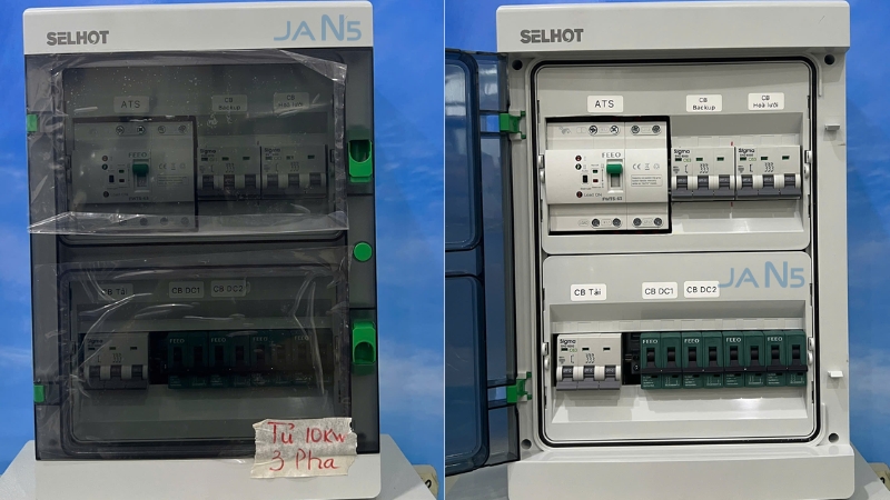 Công dụng của tủ điện Hybrid 10kW - 15kW 3 Phase nhựa